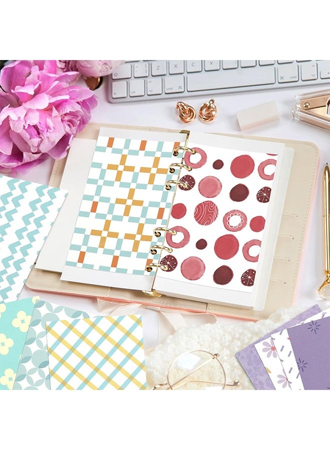 كوانتوم 300 قطعة من ورق سجل القصاصات، ورق قرطاسية مزخرف، لوازم ورقية جمالية للمذكرات والأعمال اليدوية والهدايا وكتابة الألبومات والرسم ومذكرات السفر - Image 4