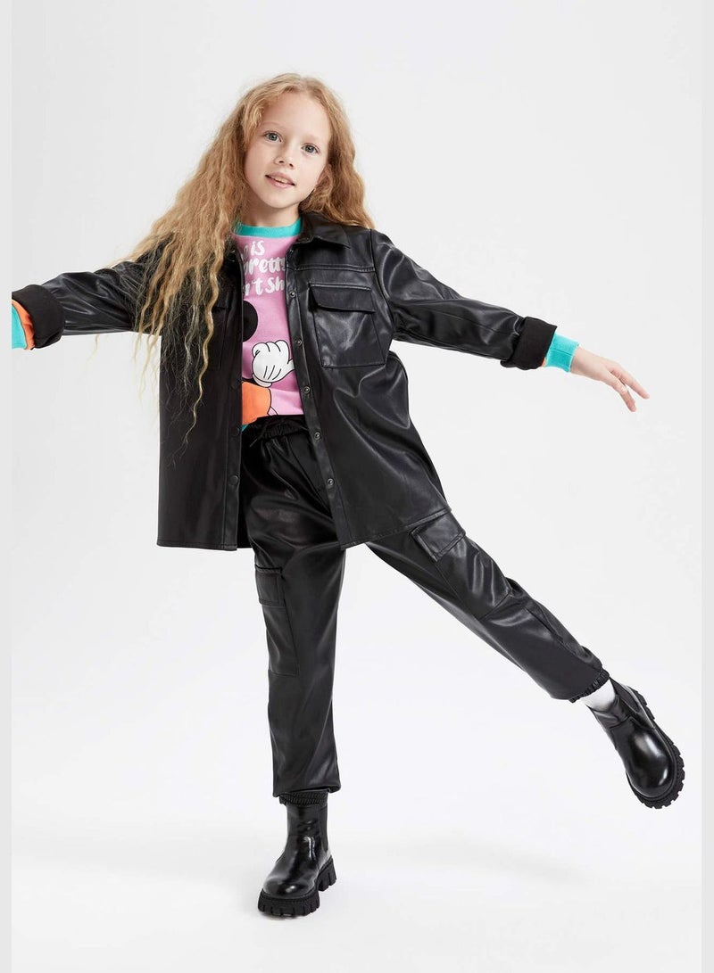 DeFacto Girl Cargo Fit Woven Trousers - Image 1