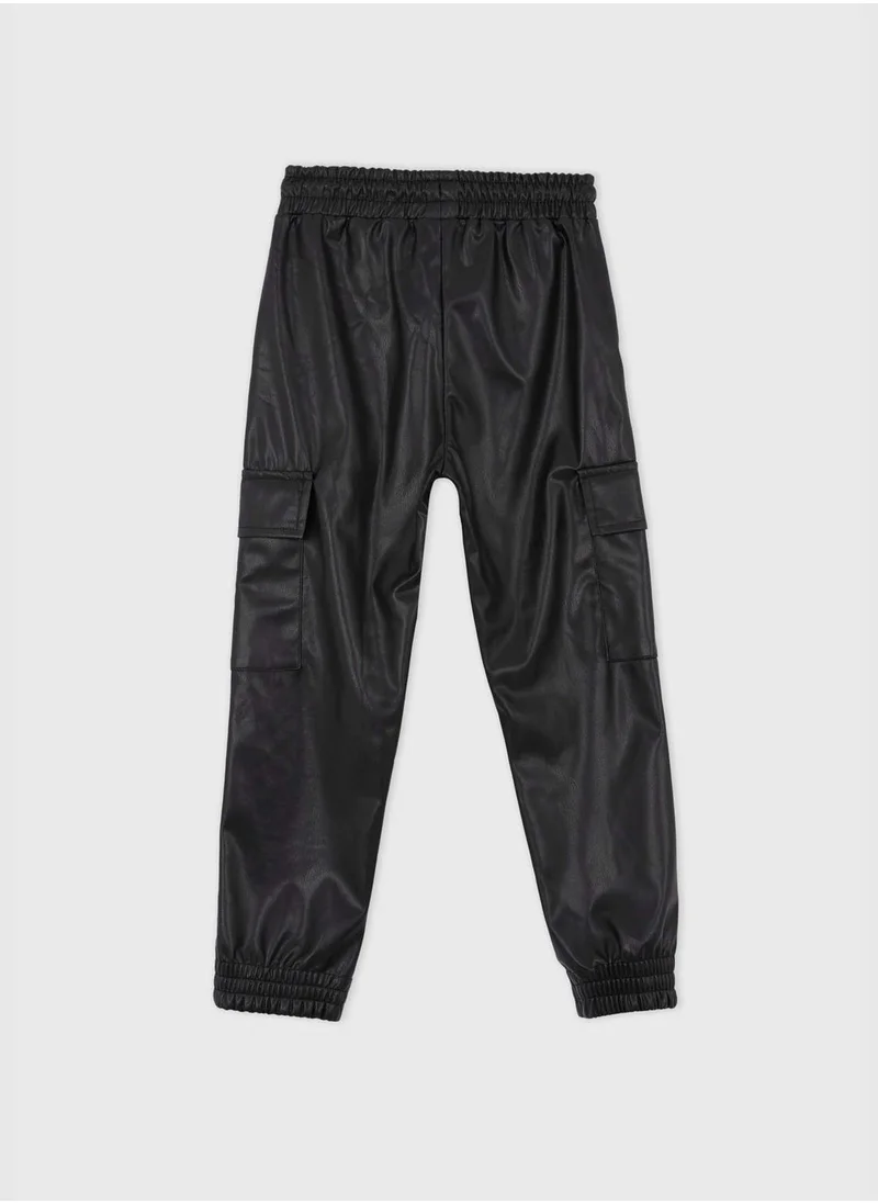 DeFacto Girl Cargo Fit Woven Trousers