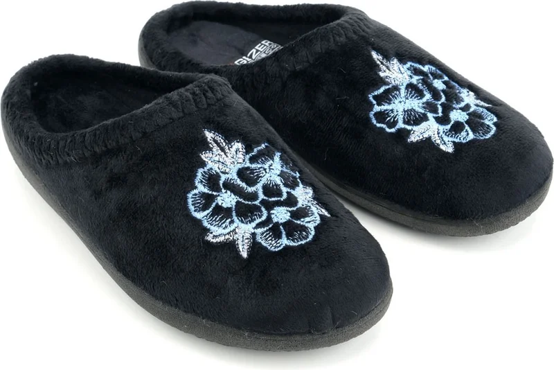 Gezer Women's Winter Floral Patterned Home Garden Gondola Slippers