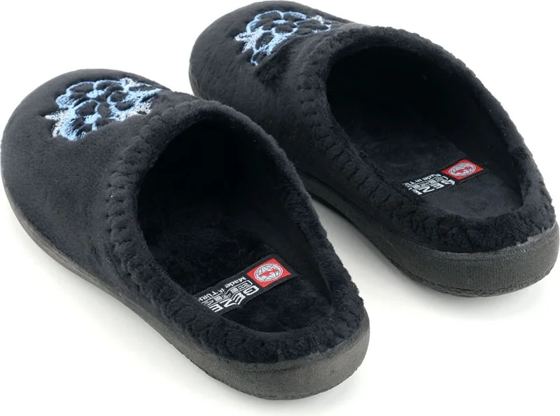 Gezer Women's Winter Floral Patterned Home Garden Gondola Slippers