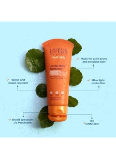 Lotus Herbals Safesun UltraRx Matte Sunscreen SPF 50 PA++++ | Cica & Green Tea | Water & Sweat Resistant | No White Cast | Dermatologically Tested | 50gm  - Image 4