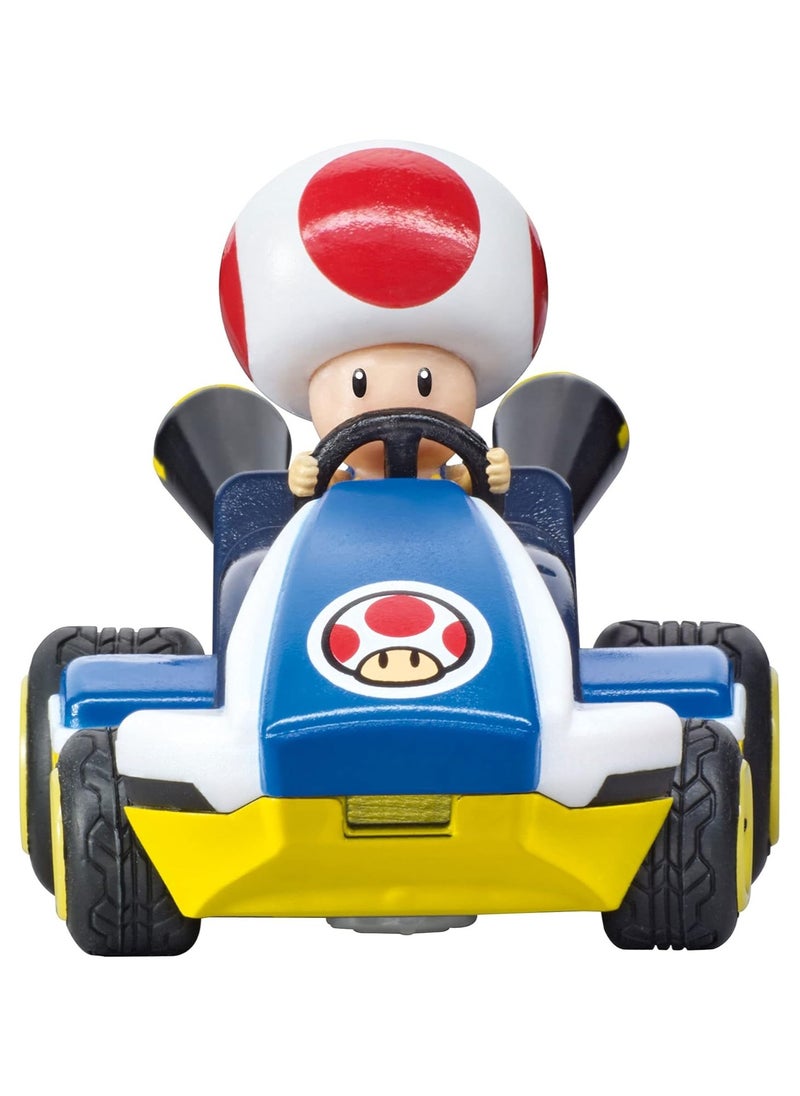 Carrera RC 2.4GHz Mario Kart Mini RC, Toad | Remote Control Toy for Kids | Turbo speed, precise steering, eco-friendly packaging | Exciting racing fun for ages 6+  - Image 2