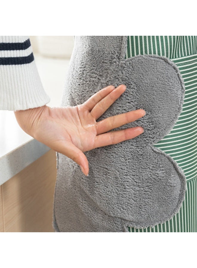 مريلة مقاومة للماء قابلة للتعديل مع جيوب لغسل الأطباق والطبخ واستخدام المطبخ. مرفق بمنشفة لمسح اليدين - Image 3