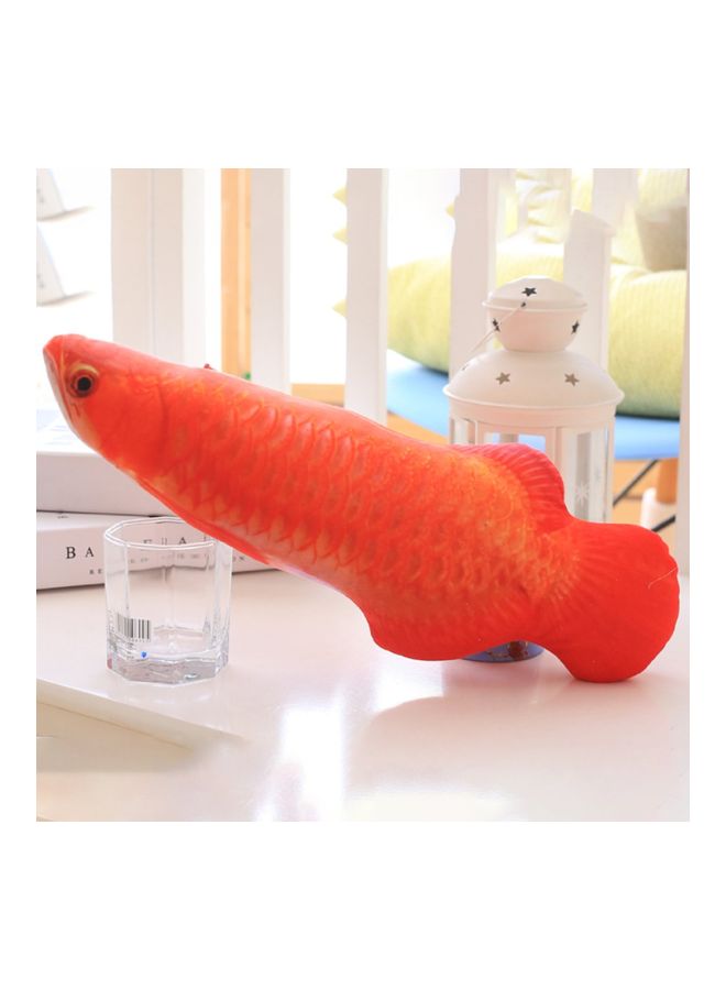 إسكدنيا Fish Shape Chew Toy Orange 20cm - Image 2