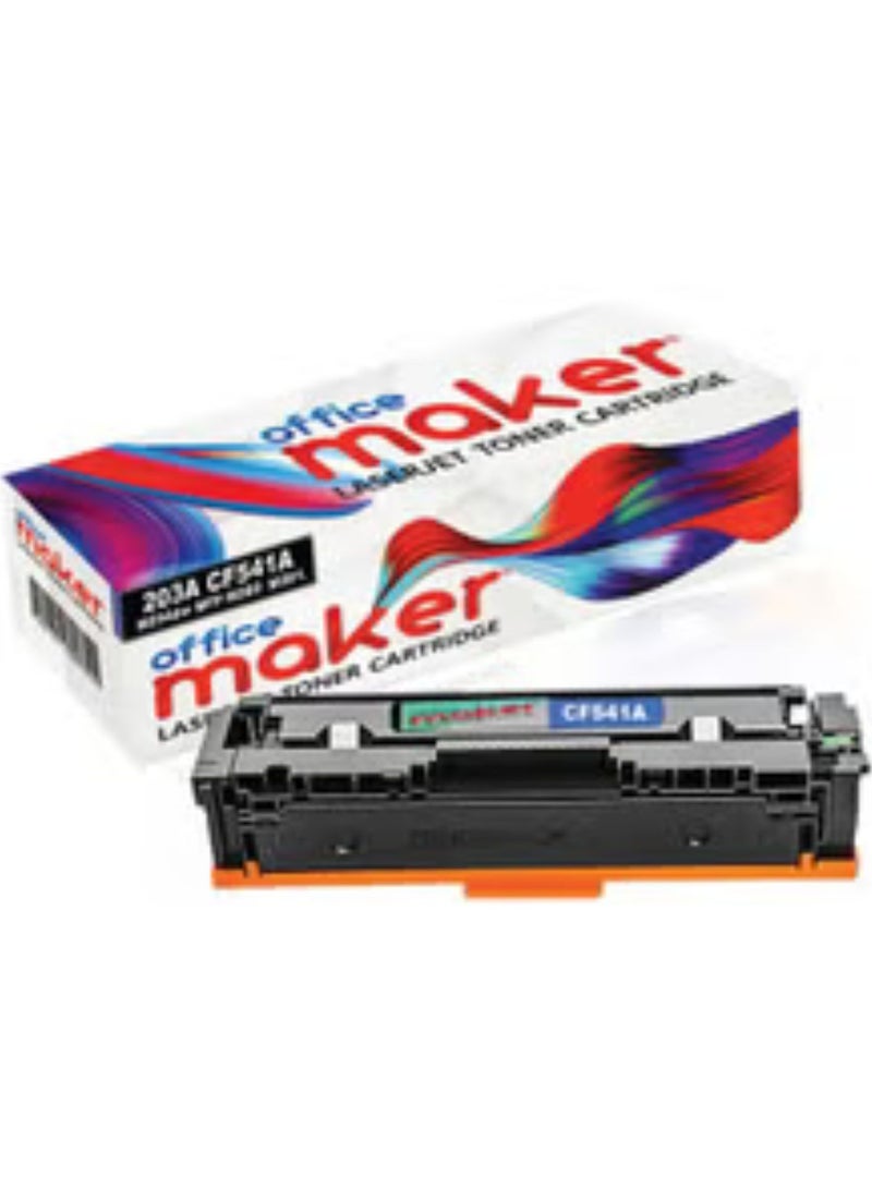 Office Maker Toner Cartridge  M254 MFP M280 M281 Printer Cyan - Image 1