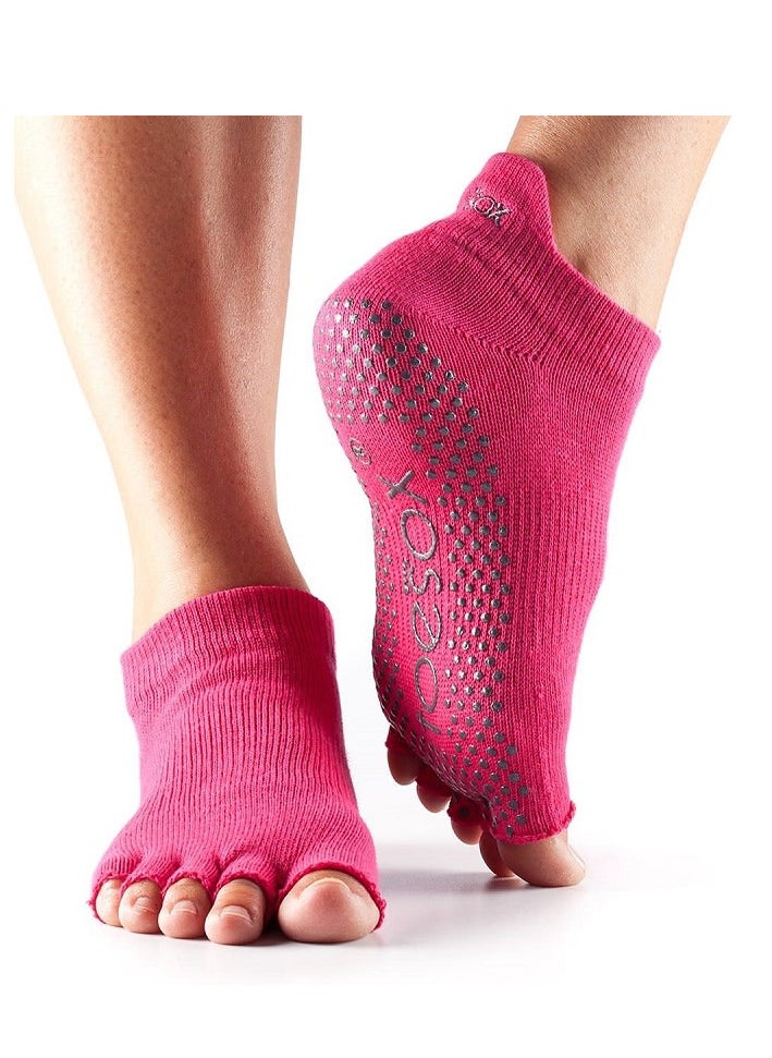 Toesox LOWRISE HALF TOE FUCHSIA SMALL 