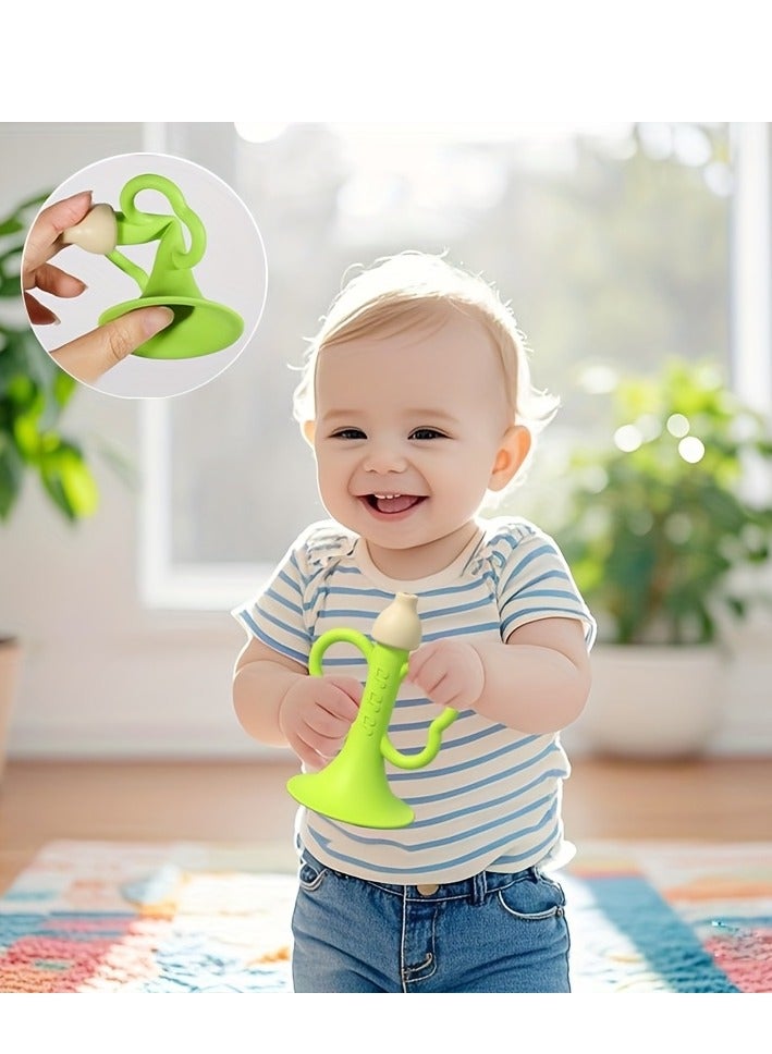 Toy Trumpet, a Blowable Instrument for Infants And Babies, Harmonica And Whistle Training Toy, Early Education Gift for Toddlers, Newborn Soothing Grasp Toy, Perfect Early Education Gift for a One-Month-Old. - Image 4