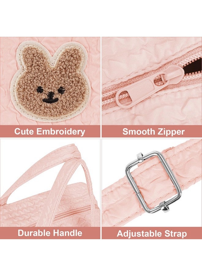Lushandy Baby Diaper Bag Tote, Mommy Bag Cute Diaper Bags Crossbody Baby Bags for Girl Pañaleras Para Beb - Image 4