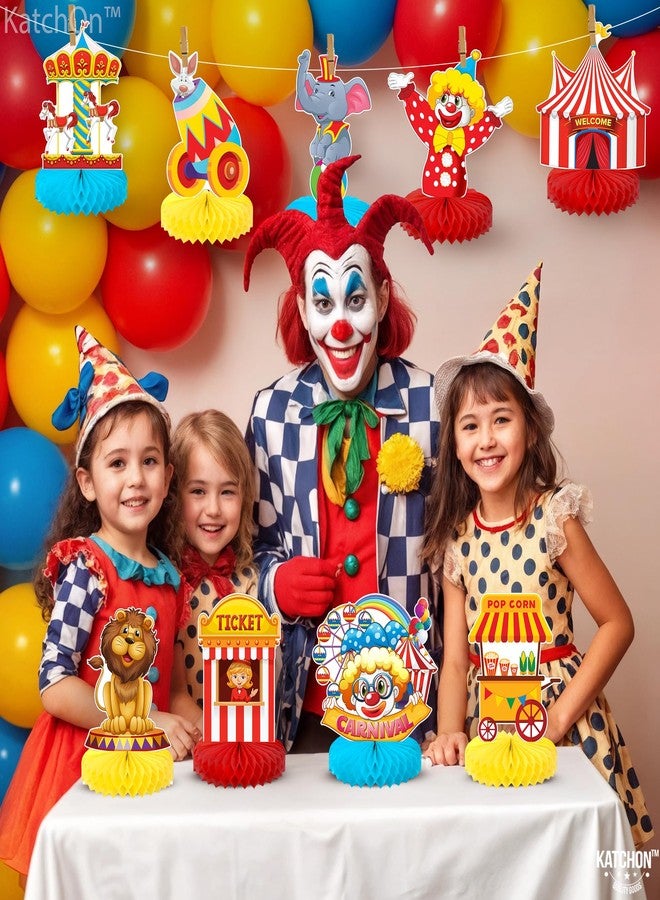 KatchOn, Carnival Centerpieces for Tables Decorations - Pack of 9 | Carnival Games, Carnival Theme Party Decorations | Carnival Themed Centerpieces | Carnival Decorations, Circus Theme Party Decorations - Image 5