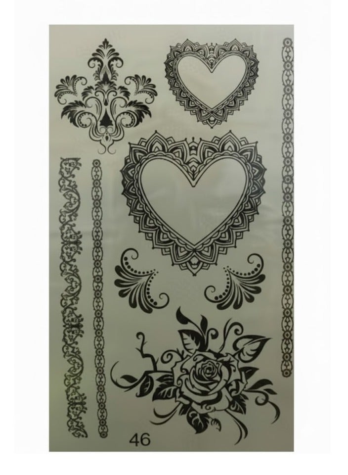 تاتو مؤقت بأشكال مختلفة - Image 1