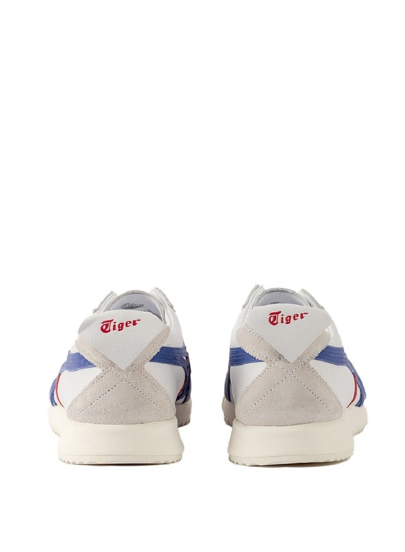 Onitsuka Tiger Mexico66 EX Thick Sole Colorblock Sneakers White/Blue/Red For Men and Women - Image 4