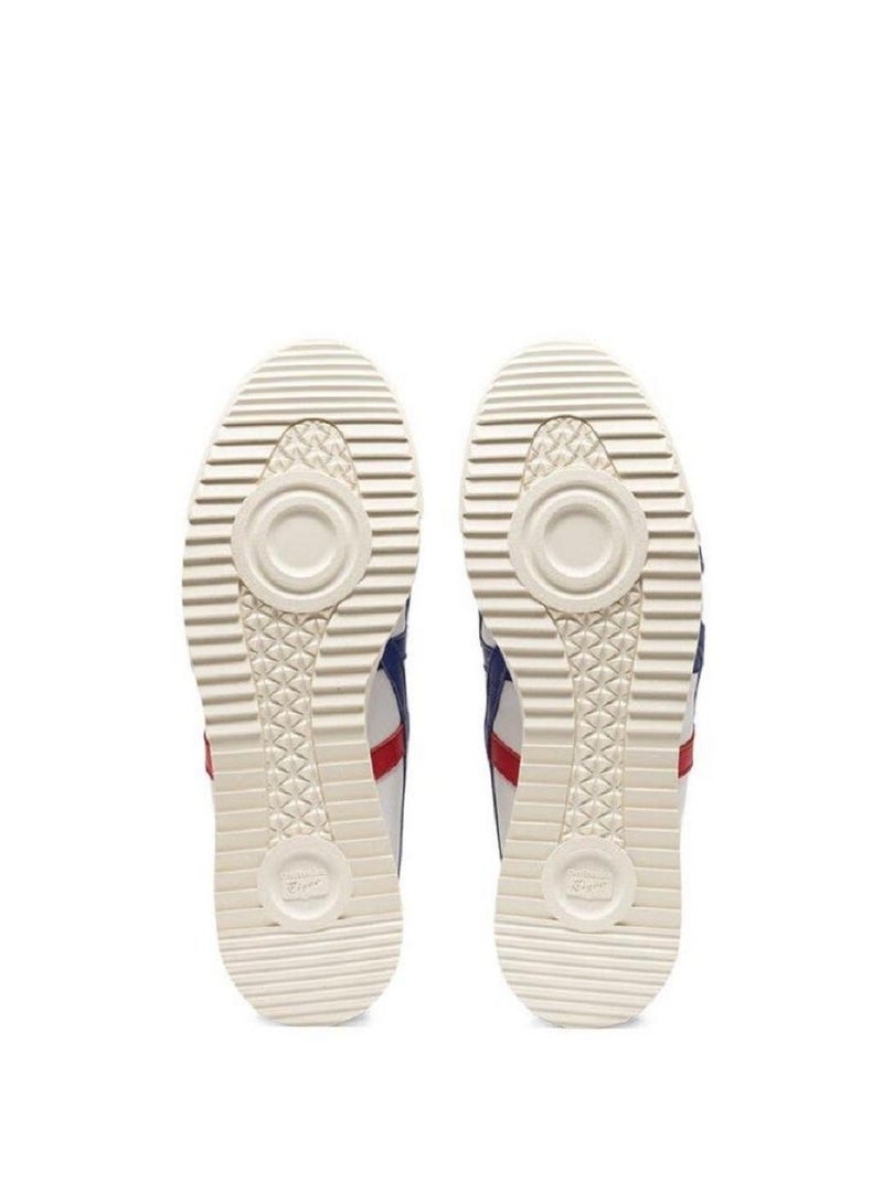 Onitsuka Tiger Mexico66 EX Thick Sole Colorblock Sneakers White/Blue/Red For Men and Women - Image 5