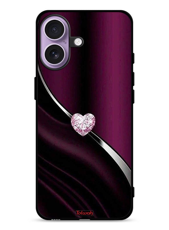 Tolwak Apple iPhone 17 Protective Case Cover Diamond Heart - Image 1