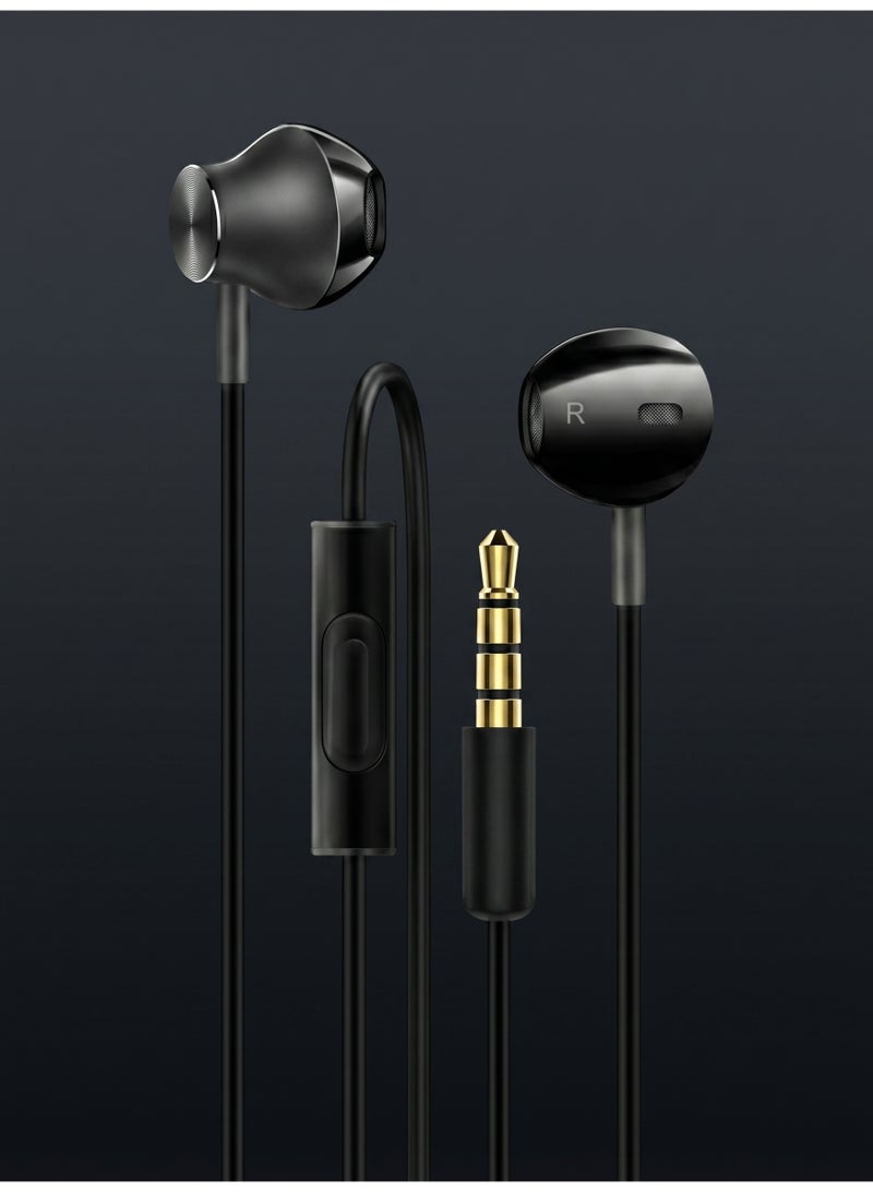 WELLTECH 3.5mm Wired Earphones with Mic Pure Voice Clear Sound AUX Headphones Noise Isolation In Ear Headset for Android Laptop Tablet Gaming Calls WELLTECH STONE03 - Image 3