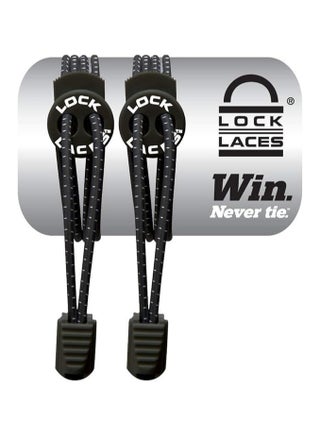 Shoe Laces, Elastic No Tie Shoe Laces, Black color One Size Fits All, for Kids and Adults, Elastic No Tie Shoe Laces
