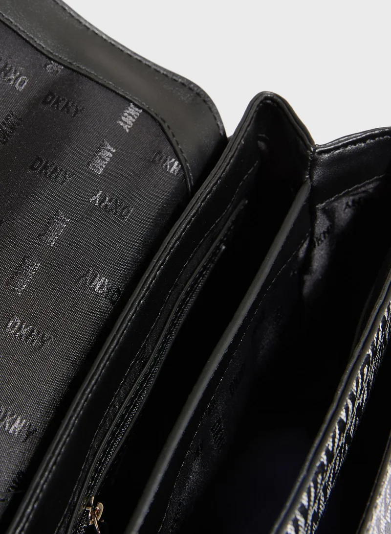 DKNY Evie Flap Over Crossbody Bags