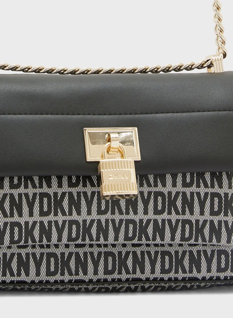 DKNY Evie Flap Over Crossbody Bags
