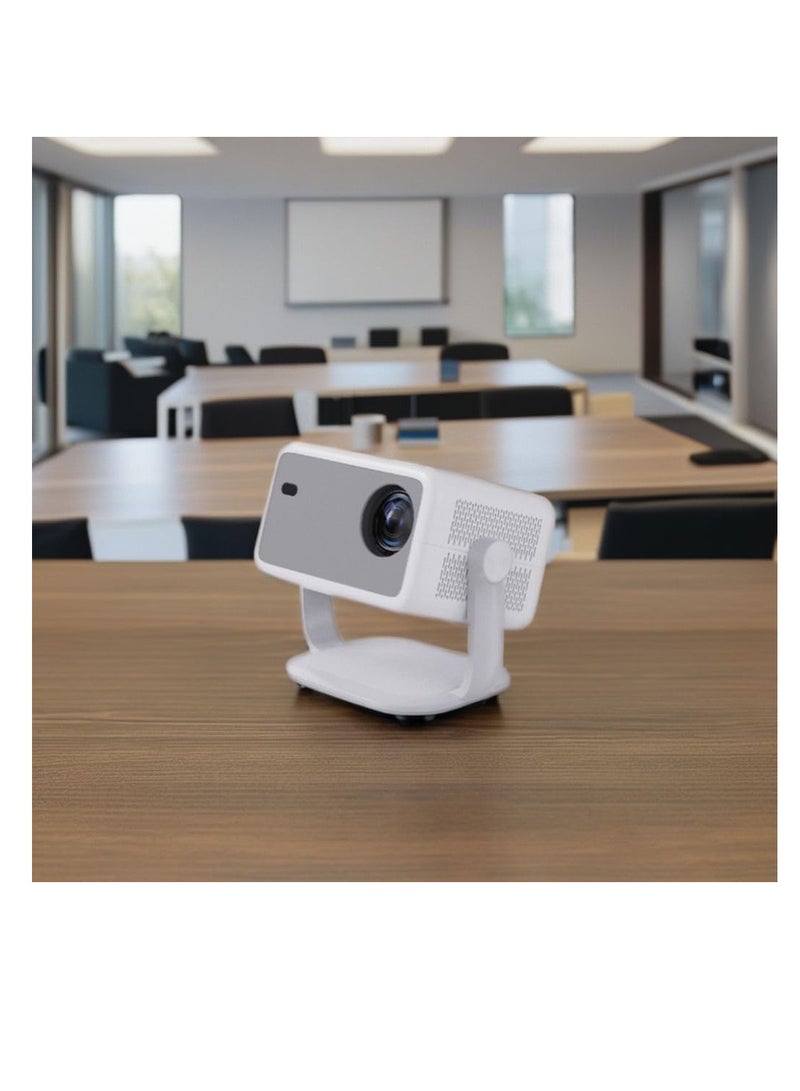 Mini Portable LED LCD Android Smart Projector Full HD 1080P & 4K Keystone Correction for Home Theater & Cinema Beamer 390 ANSI WIFI Bluetooth HDMI USB