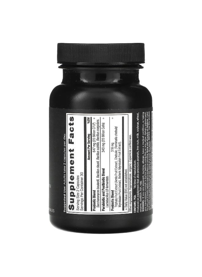 Ancient Nutrition - Ancient Nutrition, SBO Probiotics Trinity, 60 Capsules - Image 1