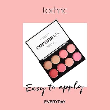 Technic Colour Fix Blush Palette 35 g Pack of 8 - Image 3