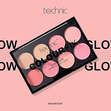 Technic Colour Fix Blush Palette 35 g Pack of 8 - Image 2