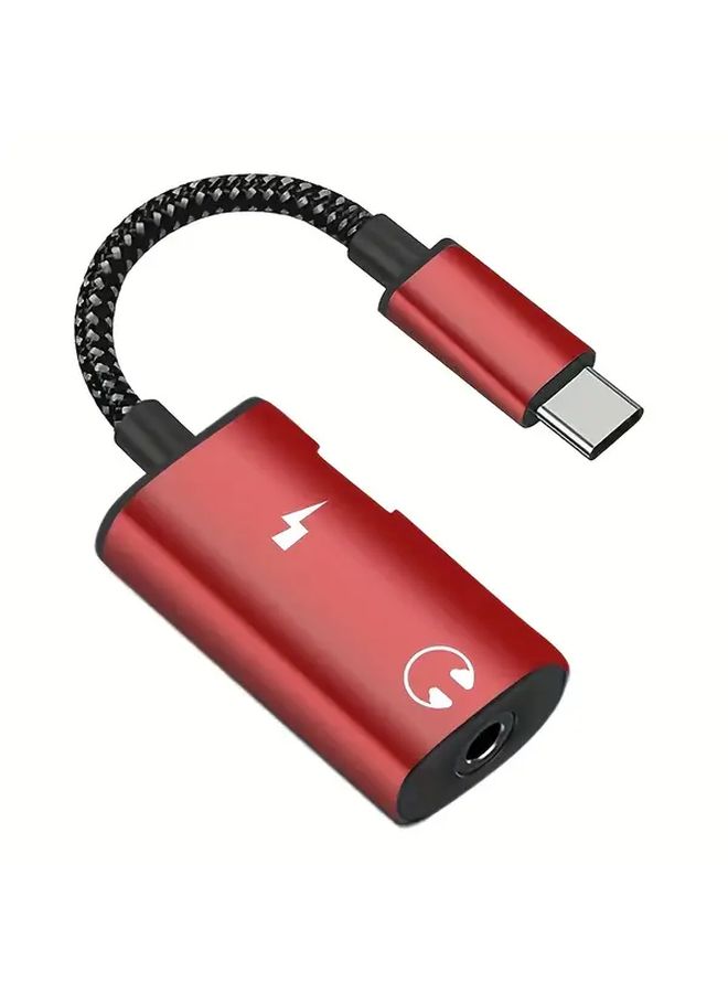 Black USB C To 3 5mm Headphone Adapter 2in1 Digital DAC With 30W PD Charging - Image 4
