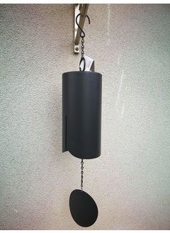 ARANRUPIN DECOR Aranrupin Decor Original Wind Bell for Indoor and Outdoor Decoration Cowbell Black Melody Wind Chimes for Balcony Bedroom with Sweet Sound Music Melody 28 Inches Black CBL28BK  - Image 4