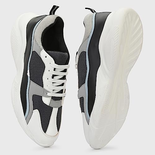 Cruiser Dynamo Chunky Sneakers for Men | Stylish Mesh Design | Lightweight & Comfortable |Casual Outfits for Boys | Durable Footwear 7 UK (2516-4) - Image 5