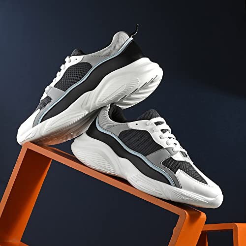 Cruiser Dynamo Chunky Sneakers for Men | Stylish Mesh Design | Lightweight & Comfortable |Casual Outfits for Boys | Durable Footwear 7 UK (2516-4) - Image 4