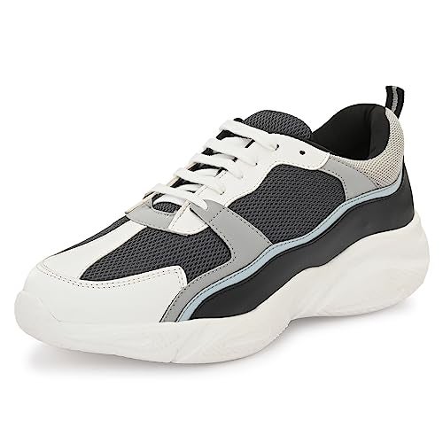 Cruiser Dynamo Chunky Sneakers for Men | Stylish Mesh Design | Lightweight & Comfortable |Casual Outfits for Boys | Durable Footwear 7 UK (2516-4) - Image 1