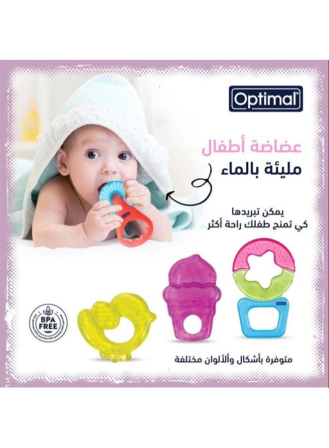Optimal عضاضة بط صغيرة مثالية مبردة - تصميم مملوء بالماء مهدئ (4+ أشهر، خالي من BPA) - Image 3