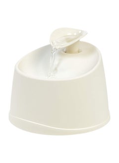 IRIS Usa 44Oz / 1.3L Cat Water Fountain, For Dog & Cat With Two Flow Options Automatic Pet Water Fountain Bowl Silent And Replaceable Charcoal Filter, White  - Image 1