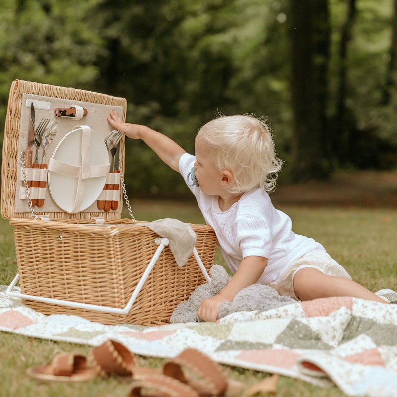 FRIGG Andersen Fairytale Natural Rubber Baby Pacifier | Made in Denmark | BPA-Free (Cream/Stone Blue, 6-18 Months) - Image 4