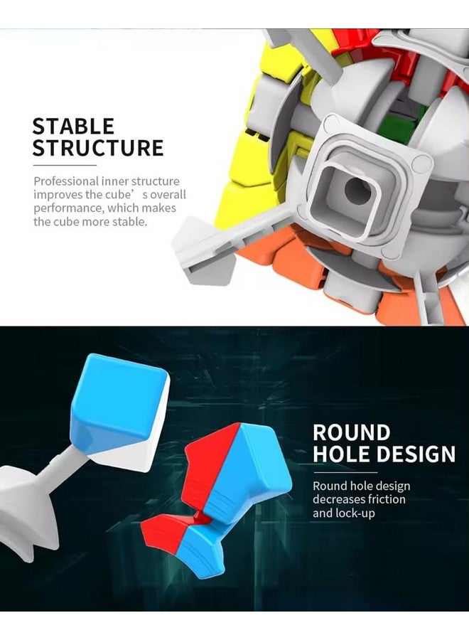 D ETERNAL 5X5 Stickerless Cube Beginner Speedcube For Kids & Adults With Cube Stand And Protecting Pouch Bag Cube Combo Set (5X5+Stand+Bag)  - Image 5