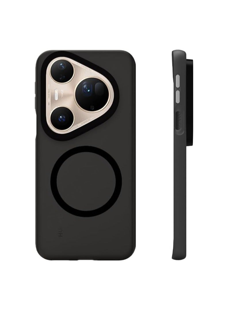 general Magnetic Case Compatible with Huawei Pura 80 Ultra (2025) Frosted Fingerprint-Free Wireless Charging Shockproof Armour Case for Pura 80 Ultra - Image 1
