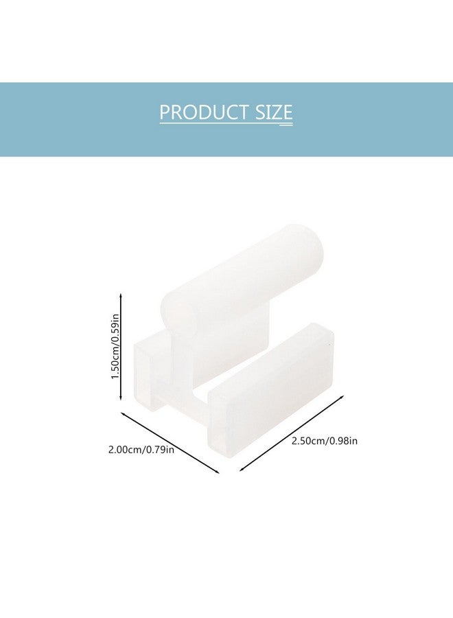 Uonlytech أونيليتيك 100 قطعة غطاء قابس مخرج 3 دبابيس لحماية الأطفال أغطية قابس كهربائي واقي مأخذ السلامة غطاء بلاستيكي للأقواس الكهربائية غطاء واقي للغبار - Image 4