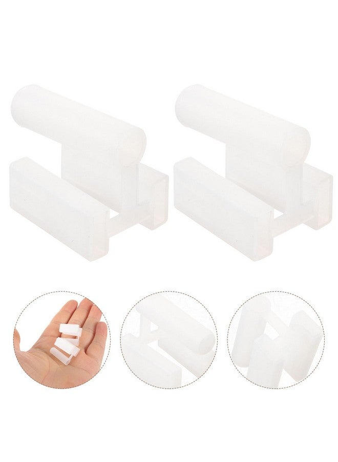Uonlytech أونيليتيك 100 قطعة غطاء قابس مخرج 3 دبابيس لحماية الأطفال أغطية قابس كهربائي واقي مأخذ السلامة غطاء بلاستيكي للأقواس الكهربائية غطاء واقي للغبار - Image 5