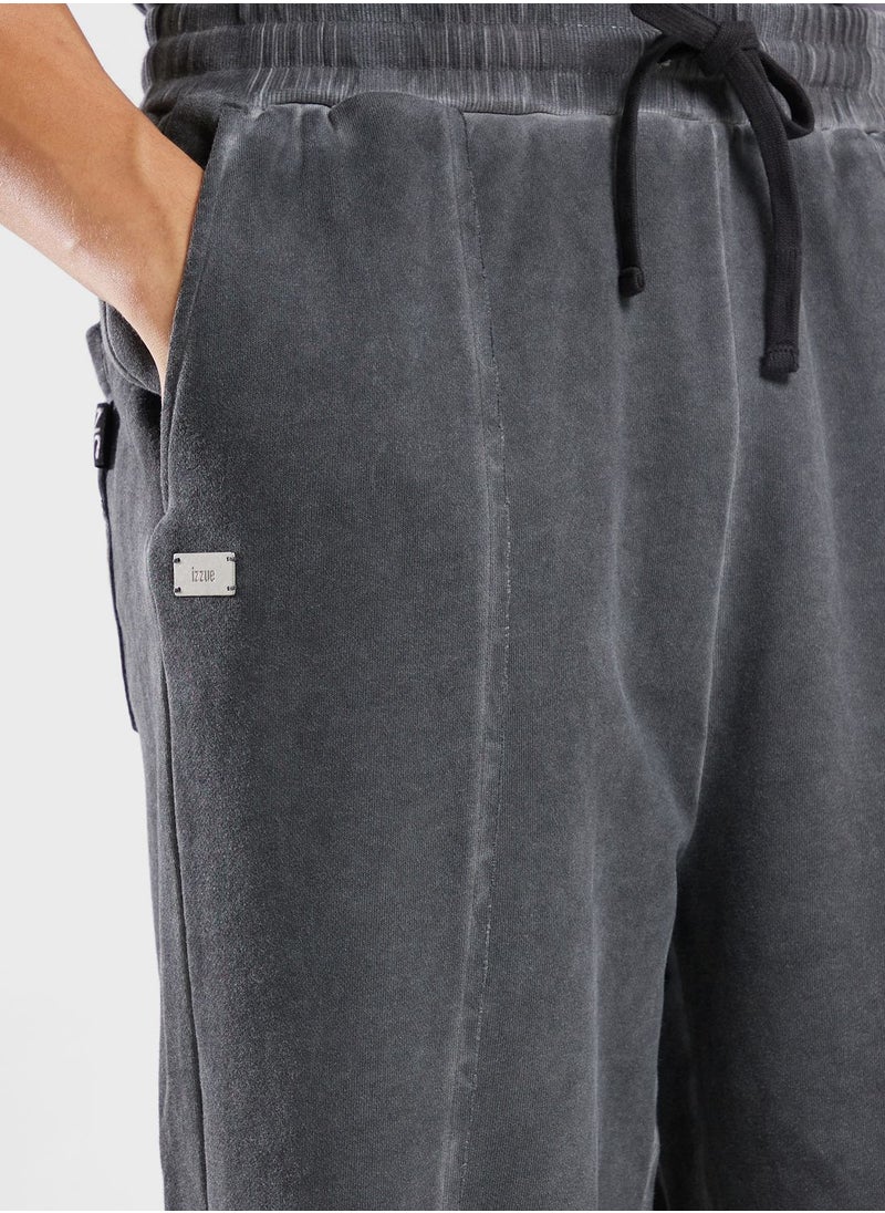izzue - Terry Cold Dyes Sweatpants - Image 1