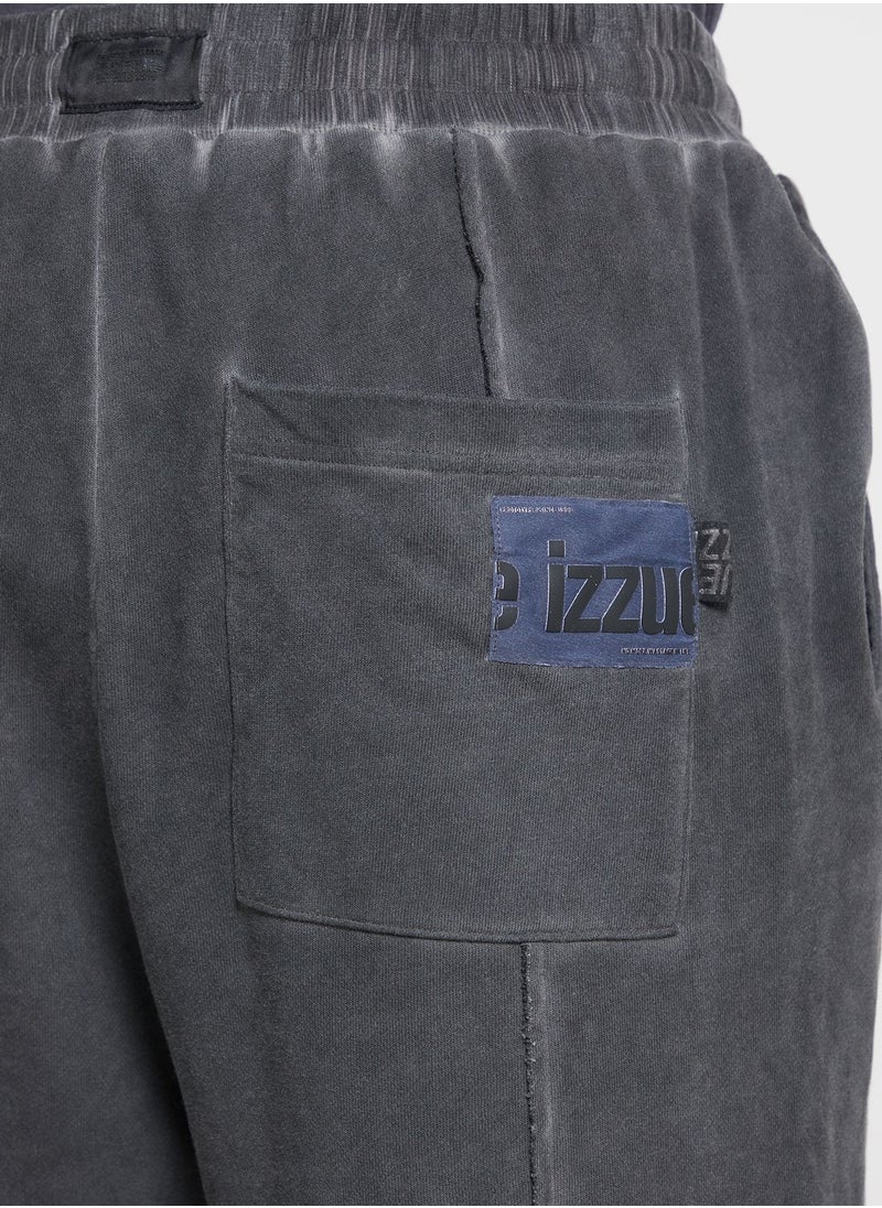 izzue - Terry Cold Dyes Sweatpants - Image 1