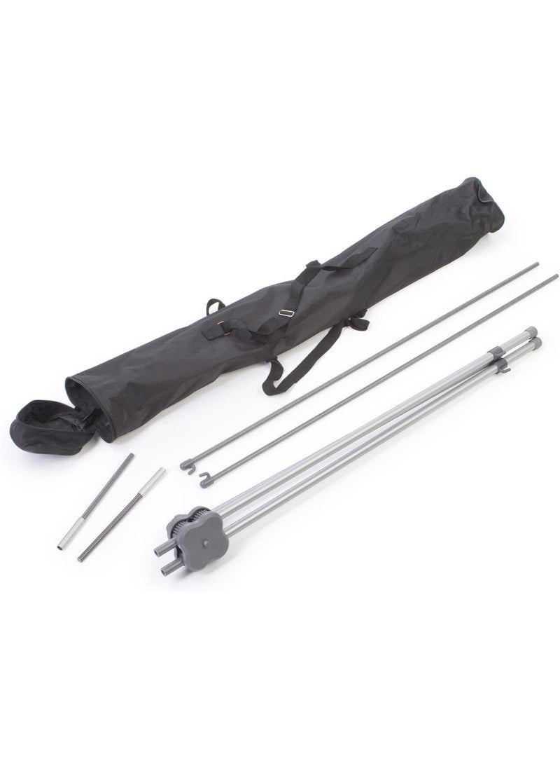 Displays2go Portable X Banner Stand with Hooks for Grommets Adjustable  Graphics NOT Included  - Image 5