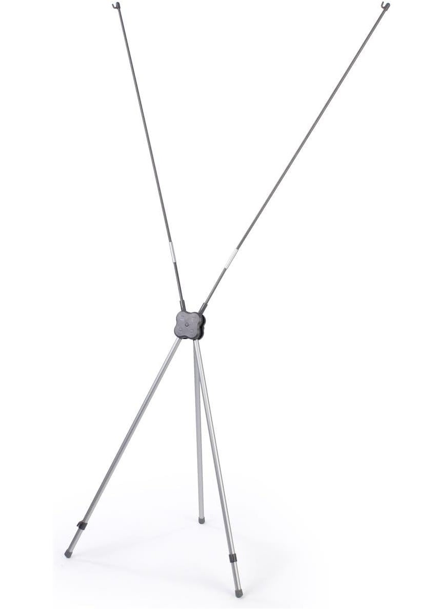 Displays2go Portable X Banner Stand with Hooks for Grommets Adjustable  Graphics NOT Included  - Image 1