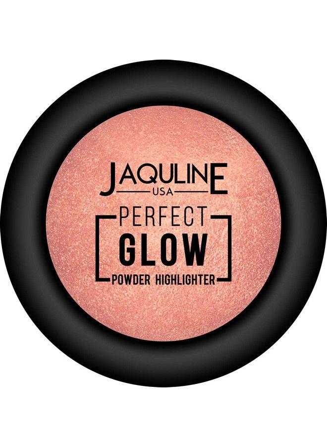 Jaquline USA Perfect Glow Powder Highlighter Peach 5 G - Image 2