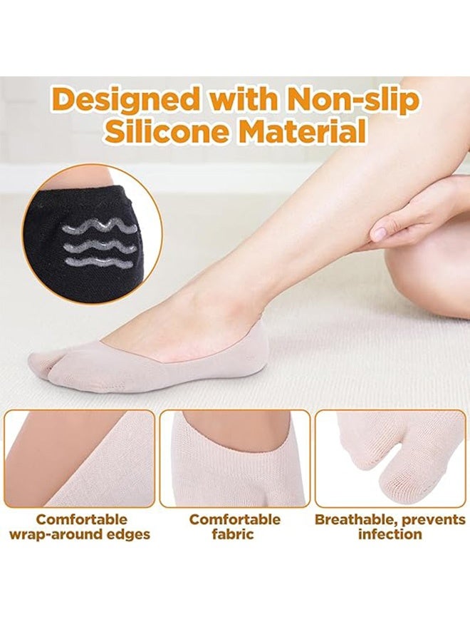 MXN 8 PCS Split Toe Socks, Elastic Short Flip Flop Socks, Casual Women Split Toe Socks for Summer - Image 4