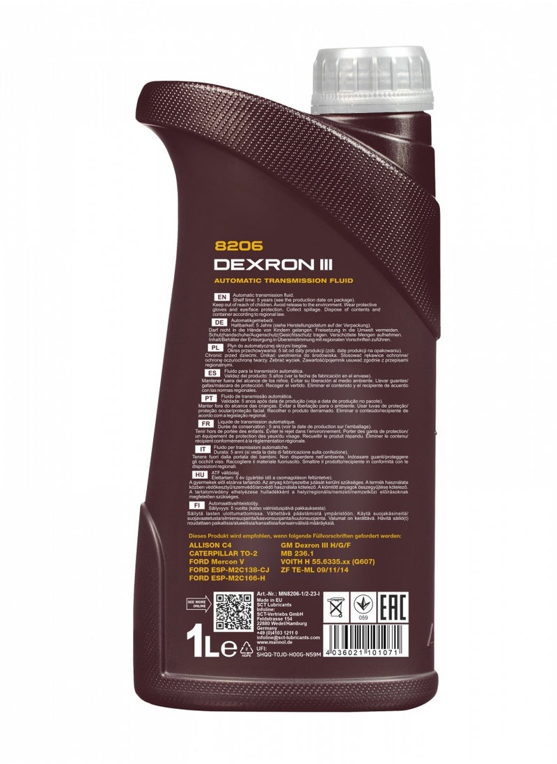 MANNOL Mannol Dexron III - Automatic Transmission Fluid  - Image 2