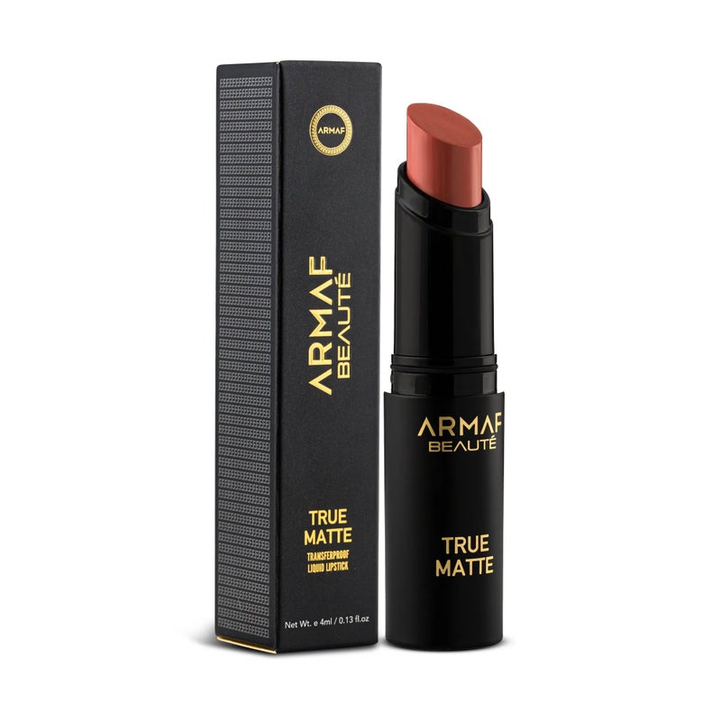 Armaf Beaute True Matte Bullet Kaunis Lipstick 4ml, Water Resistant Lipstick, Non Drying & Lightweight, Comfortable & Long Lasting Finish, Weightless Formula, Long Wear, Bold & Perfect Lips Makeup - Image 2