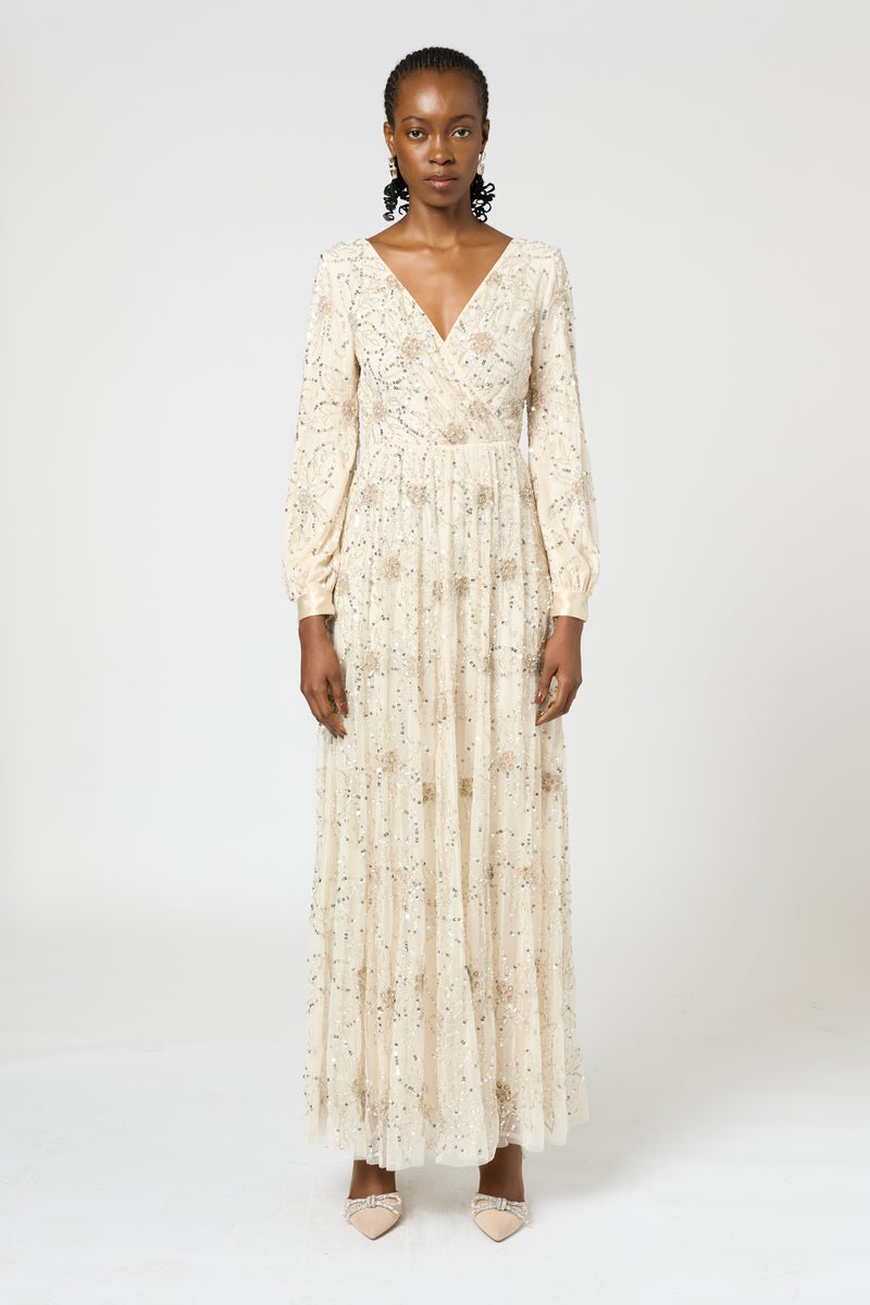 BEAUUT Sequin Embellished Maxi Dress  - Image 1