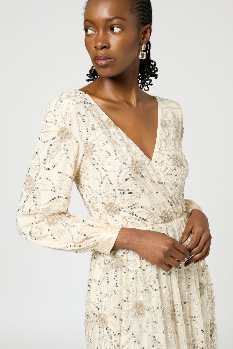 BEAUUT Sequin Embellished Maxi Dress  - Image 4