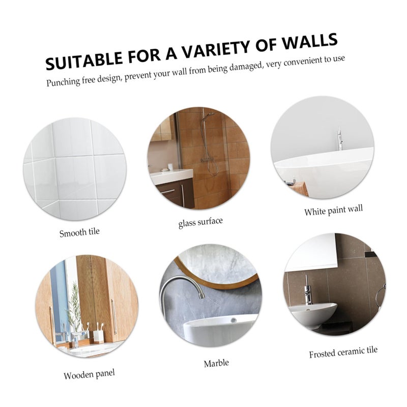 Stainless Steel Towel Rack Easy Install Bathroom Towel Holder Wall Mounted - Image 5