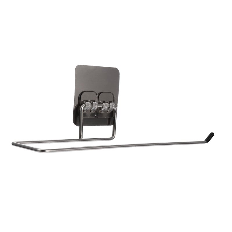 Stainless Steel Towel Rack Easy Install Bathroom Towel Holder Wall Mounted - Image 2